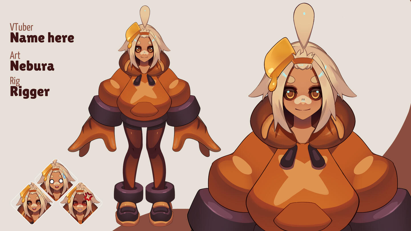 Nebura VTuber Showcase sheet